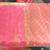Multicolor printed synthetic saree with blouse