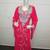Red zari work gerogette islamic arabic style festive party wear kaftan