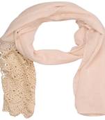 White Cotton Islamic Style Stole Daily Wear Arabian Hijab