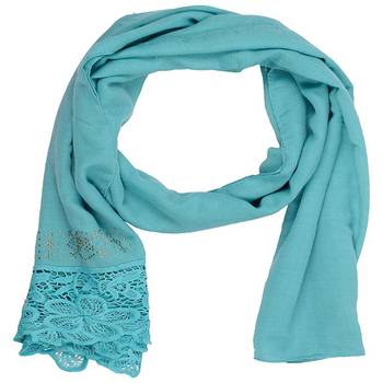 Blue Cotton Islamic Style Stole Daily Wear Arabian Hijab 2