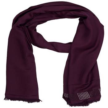 Purple  Cotton Islamic Style Stole Daily Wear Arabian Hijab 2