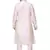 Men's Cream  Kurta With Nehru Collar Withintricate Cording  And Pleating i.e Chatai Effect With Gundi Buttons