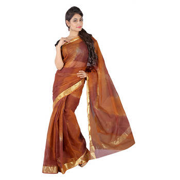 Fancy Zari Border Tie n Dye Print Kota Doria Saree 1