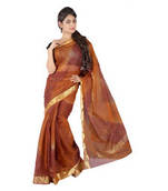 Fancy Zari Border Tie n Dye Print Kota Doria Saree