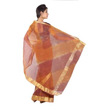 Fancy Zari Border Tie n Dye Print Kota Doria Saree 2
