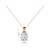 0.3 Ct Diamond Solitaire Pendant in 9KT Rose Gold
