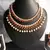 Buy two Maroon Pearl Gota Necklace Set