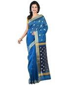  multicolor zari work cotton silk saree with blouse
