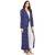 Vedic Apparel Womens Long Dark Blue Shrug