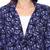 Vedic Apparel Womens Long Dark Blue Shrug