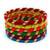multi colour thread and gota work metal bangles combo of 6