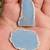 119.8 Ct  Natural Eclipse 2Pcs. Blue Angelite Mix Lot Cabochon Slab Gemstone