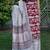 Giftpiper Bagh Print Salwar Suit In Cotton  Red & White 2