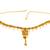 Golden LCT Kundan Pearl Waist Belly Hip Chain Belt Kamarband Keychain Ethnic Wedding Jewelry - LGKB07_LCT