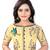 Golden Banglori Silk Readymade embroidery designer blouse