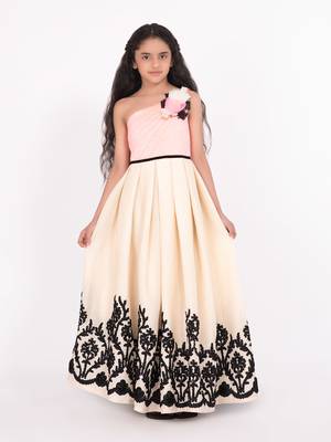 Embellished Floral Motif Gown 1
