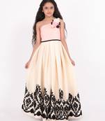 Embellished Floral Motif Gown