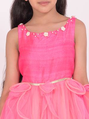 Panelled Gown With Ruffles 2