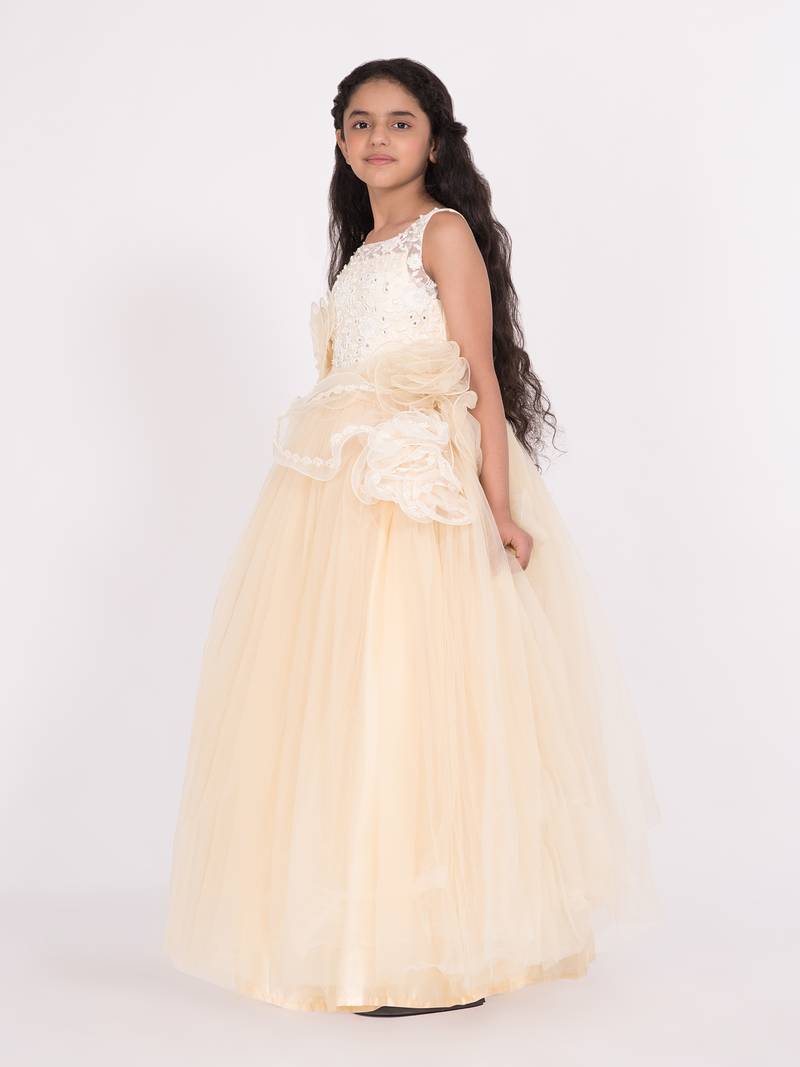 Pearl Rose Fit And Flare Dress