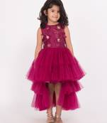 Embossed Layered gown