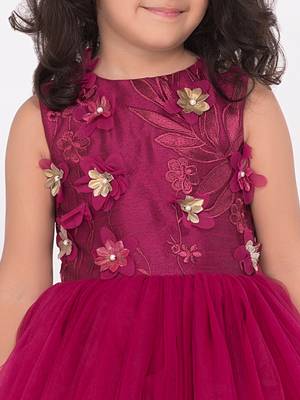 Embossed Layered gown 2