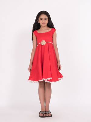 Fit & Flare Dress With Pearl Detail 1