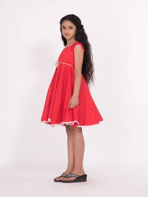 Fit & Flare Dress With Pearl Detail 3