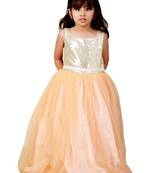 Shimmer Dress With Bow Details kids gown