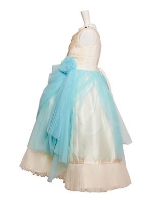 One Shouldered Princess kids wear dress 2