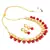 Fashion Jewellery Gold Plated Kundan Onyx Necklace Set for Women Traditional Wedding