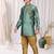 Rama Green Art Silk Kids Kurta Pyjama For Boys