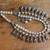 double layered oxidized necklace