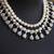 double layered oxidized necklace