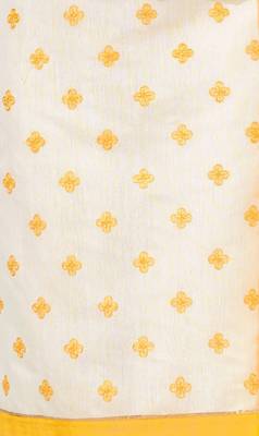  women chanderi White embroidery party wear unstiched  salwar suit with dupatta  2