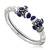 Blue Color Glass Stone Oxidised Bracelet