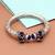 Blue Color Glass Stone Oxidised Bracelet