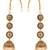 Traditional base metal jhumka with full ear cover