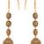 Traditional base metal jhumka with full ear cover