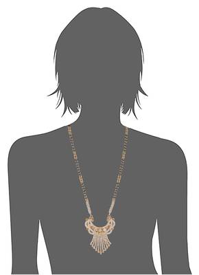Fine stone danglings with floral motif mangalsutra 3