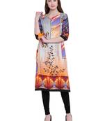 Multicolor printed rayon kurti