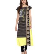 Multicolor printed crepe kurti