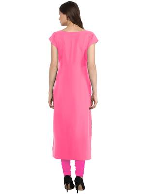 Multicolor printed crepe kurti 3