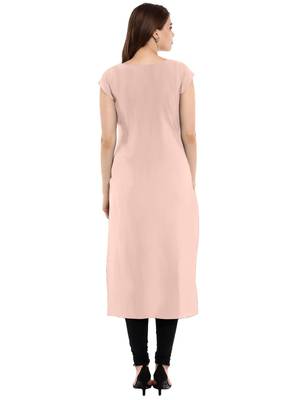 Multicolor printed crepe kurti 3