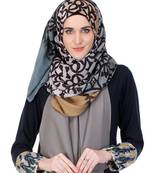 Mustard 20% Cotton 80% Viscose Islamic Style Look Casual Hijab Arabian Naqab Stole Women Scarf