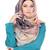 Peach 20% Silk 80% Viscose Islamic Style Look Casual Hijab Arabian Naqab Stole Women Scarf