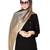 Golden black Soft Mesh Islamic Style Look Casual Hijab Arabian Naqab Stole Women Scarf