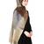 Golden black Soft Mesh Islamic Style Look Casual Hijab Arabian Naqab Stole Women Scarf