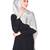 silver Soft Mesh Islamic Style Look Casual Hijab Arabian Naqab Stole Women Scarf