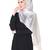 silver Soft Mesh Islamic Style Look Casual Hijab Arabian Naqab Stole Women Scarf