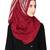 maroon Premium Viscose Islamic Style Look Casual Hijab Arabian Naqab Stole Women Scarf
